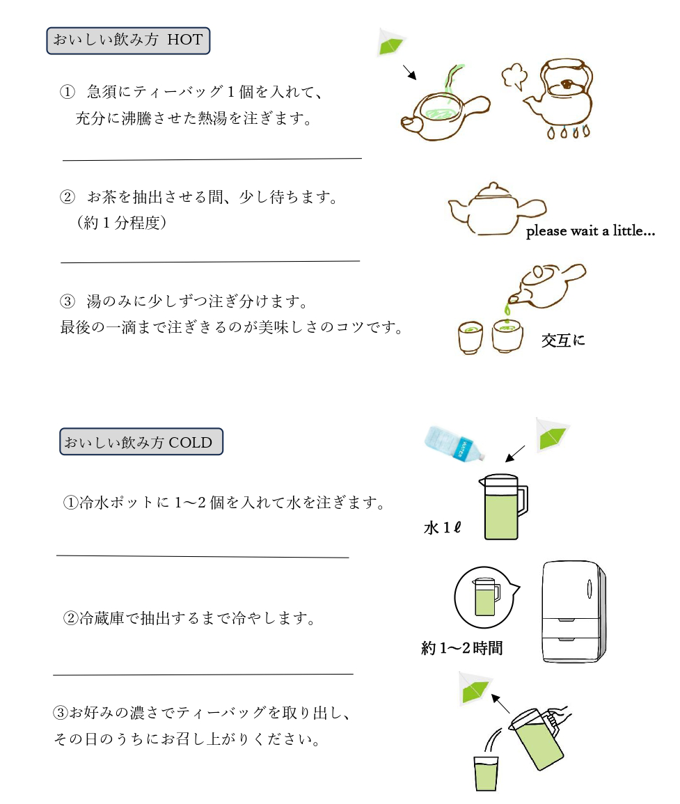 水出し緑茶のおいしい淹れ方