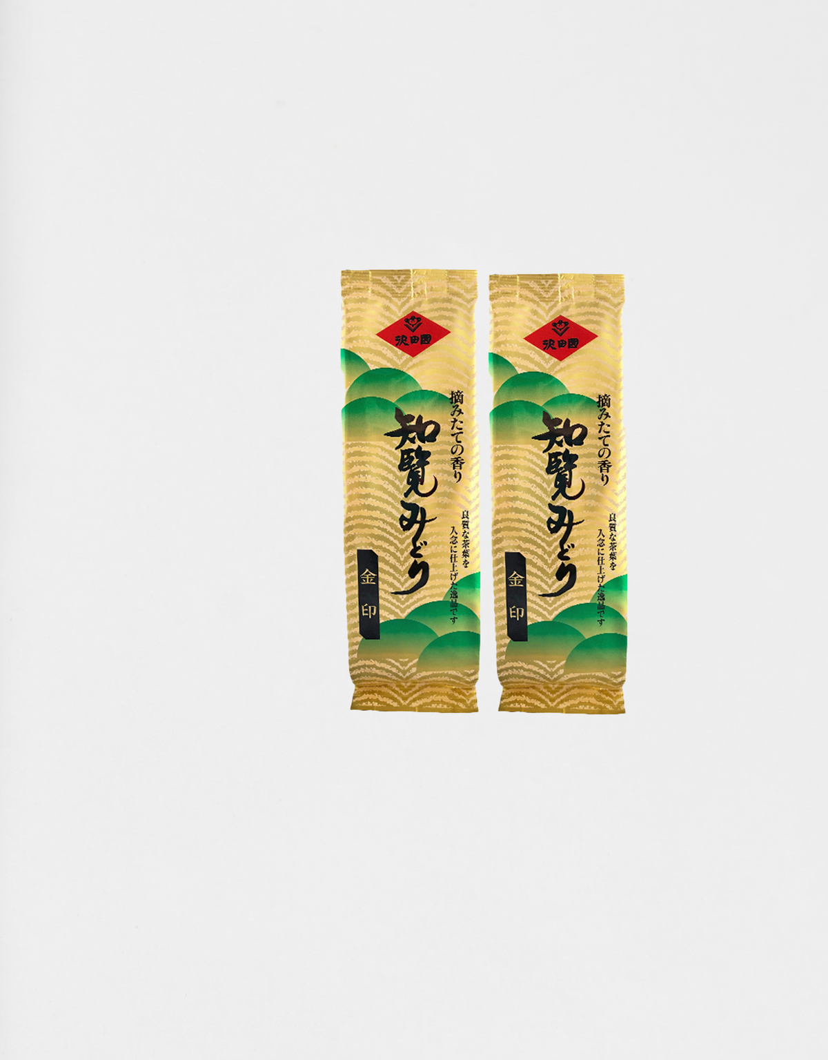 "The long-awaited gold seal! Here it is! ] 2 Chiran Midori gold stamps (100g x 2)