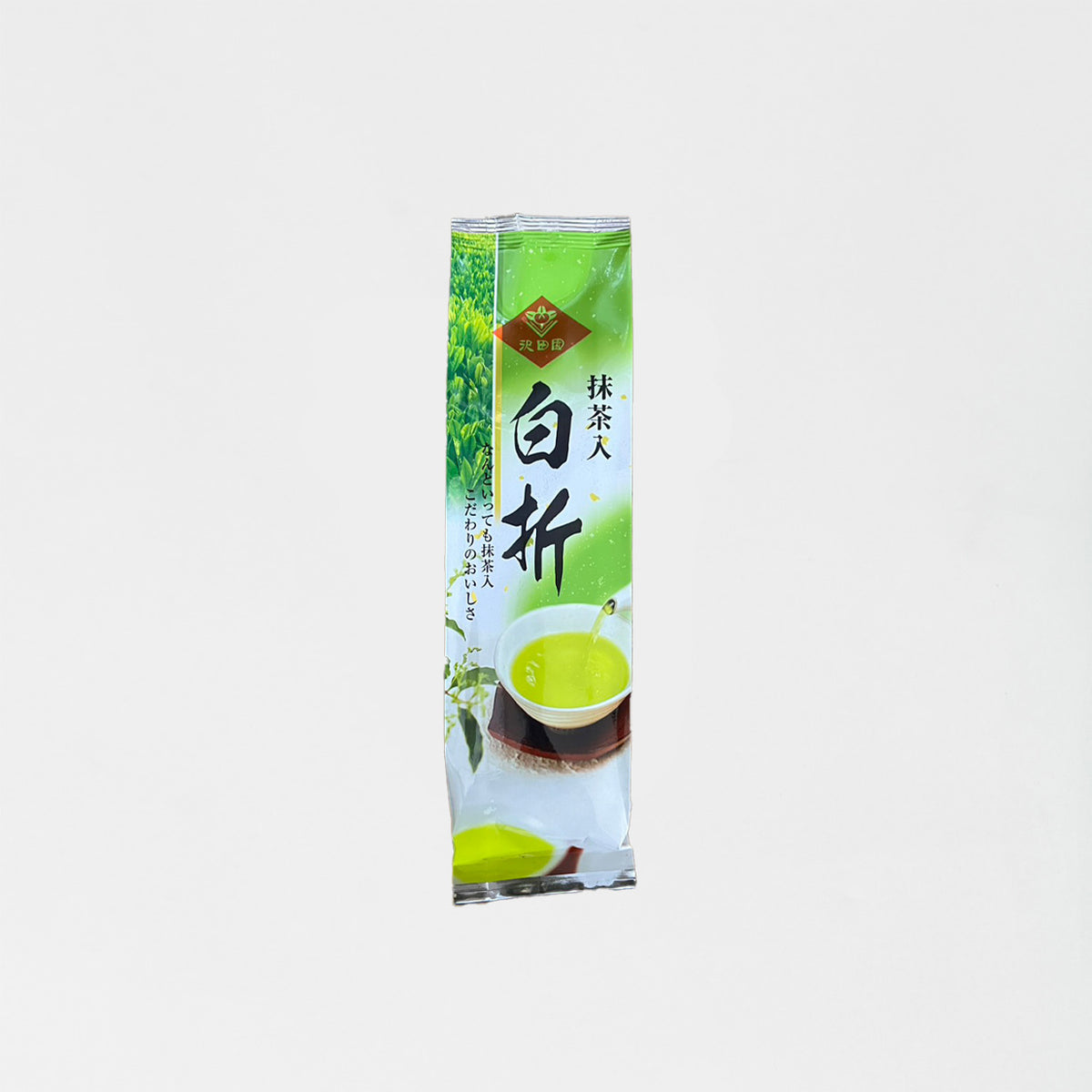 White fold with Uji matcha
